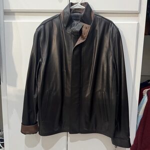 New Daniel Cremieux Lambskin Premium Leather Signature Collection Jacket